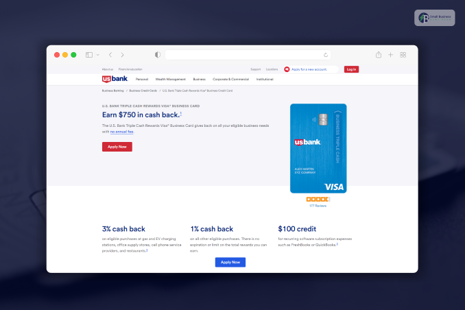 U.S. Bank Business Triple Cash Rewards World Elite Mastercard